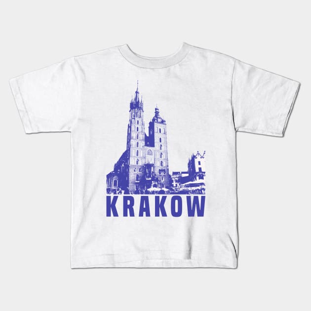 Krakow Kids T-Shirt by Den Vector